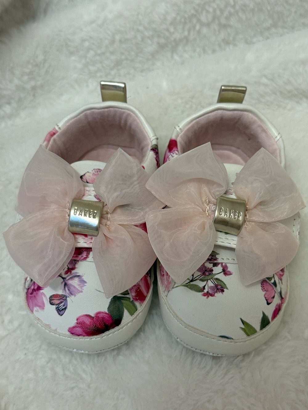 Ted Baker Baby/Toddler Floral Bow Shoes